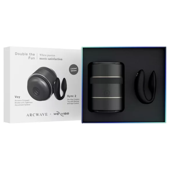 Arcwave Voy och We-Vibe Sync 2 - Double the Fun set (svart)