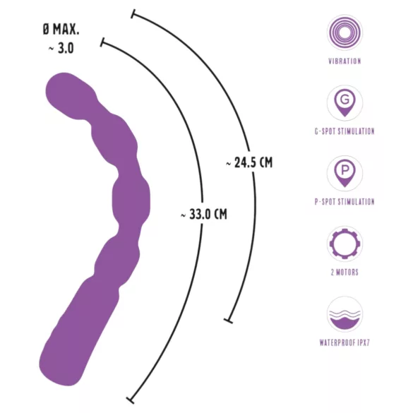 You2Toys - g-punktsvibrator med pärlor - lila