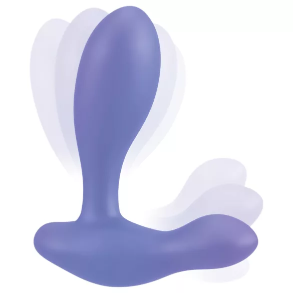 Smile - vibrator analplugg - blå