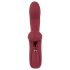 Javida 2-i-1 Rabbit - Uppladdningsbar Klitorisstimulerande Vibrator (Röd)