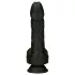 Naked Addiction - realistisk vibrator med rotation och stöt - svart