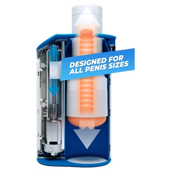 Autoblow A.I. Ultra - automatisk onaniprodukt munmasturbator - vit