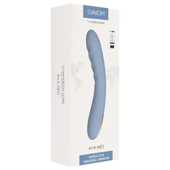 Svakom Ava Neo - smart stötvibrator (blå)