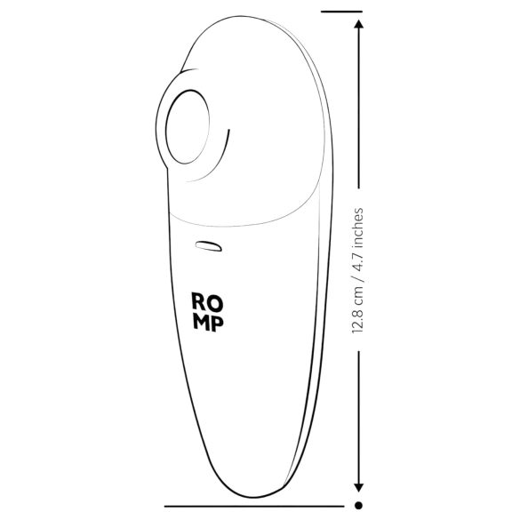 ROMP Switch X - lufttrycksvibrator för klitoris - persika