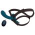 You2Toys - strap-on vibratorset (svart-blå)
