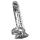 Crystal - Vibrator med sugkopp (genomskinlig)