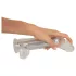 Crystal - Vibrator med sugkopp (genomskinlig)