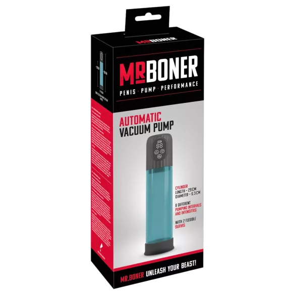 Mister Boner - automatisk penispump - blå