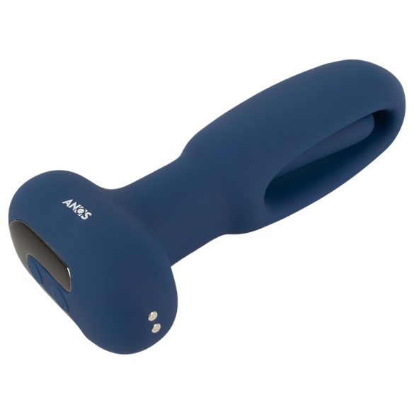 ANOS - analvibrator med tungslick (blå)