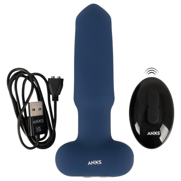 ANOS - analvibrator med tungform - blå