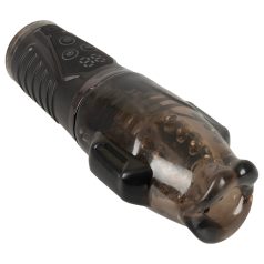 Stroker - masturbator med sug och vibration - grå