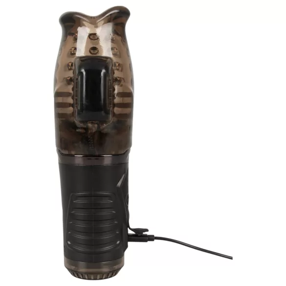 Stroker - masturbator med sug och vibration - grå