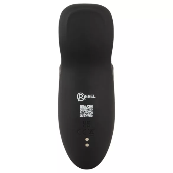 Rebel - penismasturbator med rörlig arm och vibration - svart