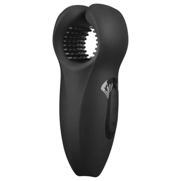 Rebel - penismasturbator med rörlig arm och vibration - svart