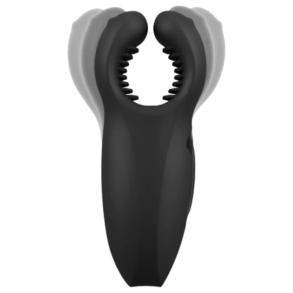 Rebel - penismasturbator med rörlig arm och vibration - svart