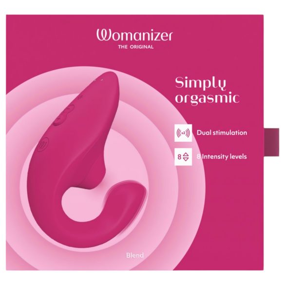 Womanizer Blend - G-punktsvibrator och klitorisstimulator (rosa)