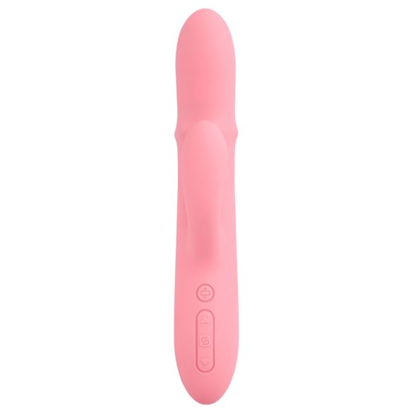 Svakom Mora Neo - vibrator med klitorisstimulator och pärlor - rosa
