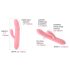 Svakom Mora Neo - Smart klitoris vibrator med pärlor (rosa)