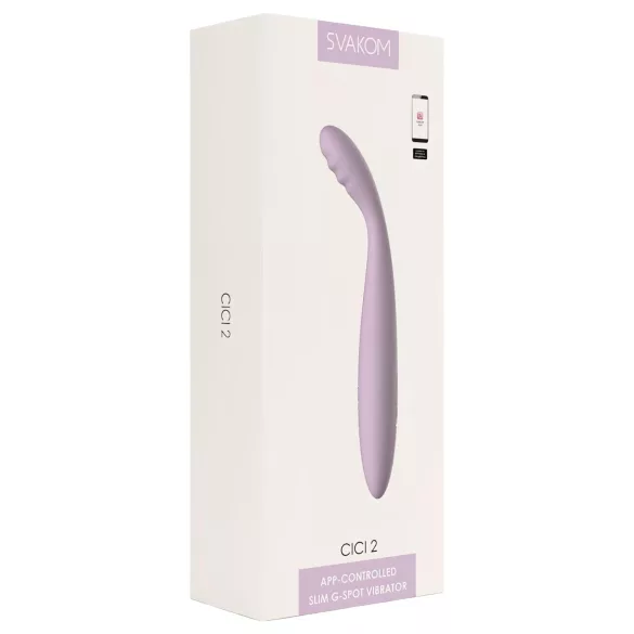 Svakom Cici 2 - Appstyrd G-punktsvibrator (lila)