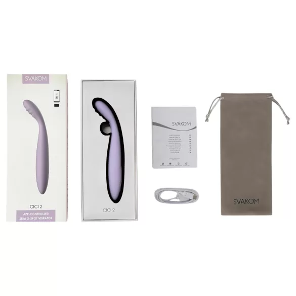 Svakom Cici 2 - Appstyrd G-punktsvibrator (lila)