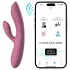 Svakom Trysta Neo - vibrator med kulrörelse och klitorisstimulerare - rosa