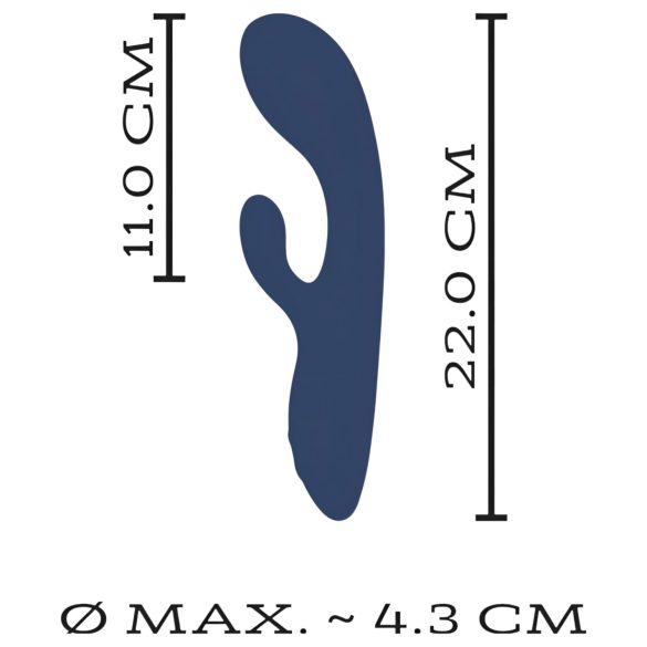 You2Toys Intense - Klitorisarom, G-punktsvibrator (svart)