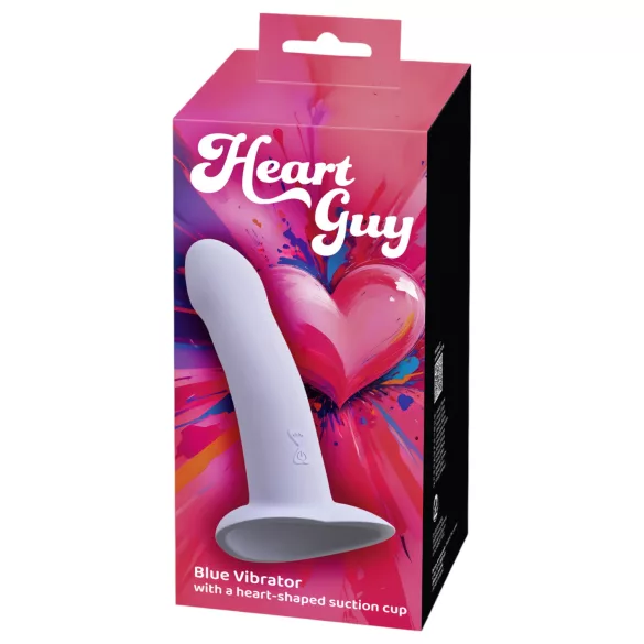 You2Toys - vibrator med hjärtmotiv - blå