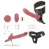 You2Toys - Strap-on Vibratorset (röd)