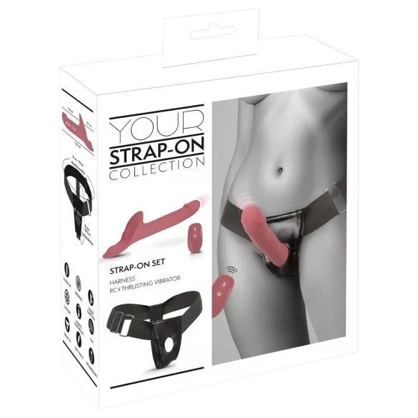 You2Toys - påsättningsbar vibratorset (röd)