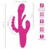 SMILE - Trippelarmad vibrator med tungfunktion (rosa)
