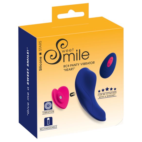 Smile - fjärrstyrd trosvibrator - blå