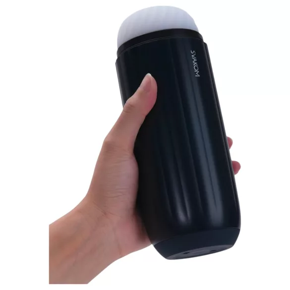 Svakom Sam Neo 2 - interaktiv masturbator - svart/vit