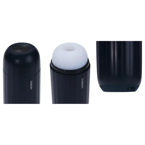 Svakom Sam Neo 2 - interaktiv masturbator - svart/vit