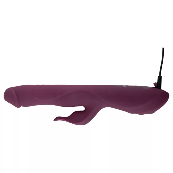 Javida - vibrator med roterande pärlor och stötfunktion - lila