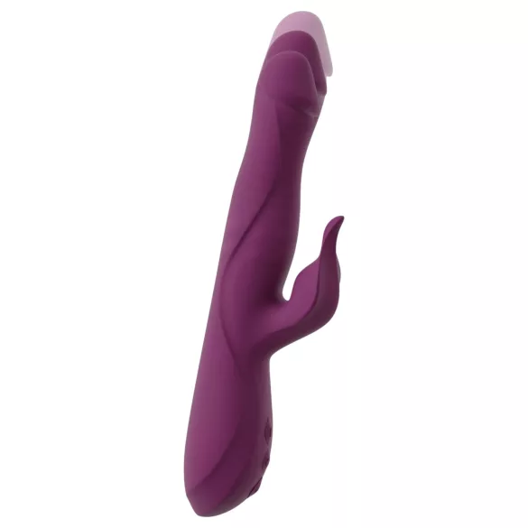 Javida - vibrator med roterande pärlor och stötfunktion - lila