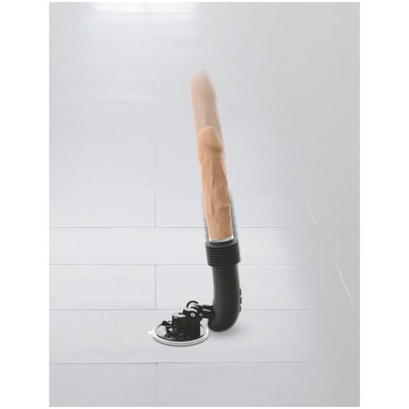 You2Toys - sexmaskin med vibrator - fjärrstyrd - naturfärgad