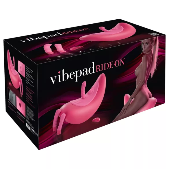 VibePad Rideon - g-punkt och klitorisstimulator med pulsfunktion - rosa