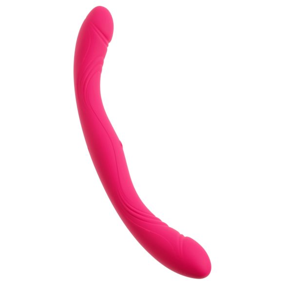 Couples Choice - dubbeländad vibrator - silikon - rosa