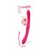 Couples Choice - dubbeländad vibrator - silikon - rosa