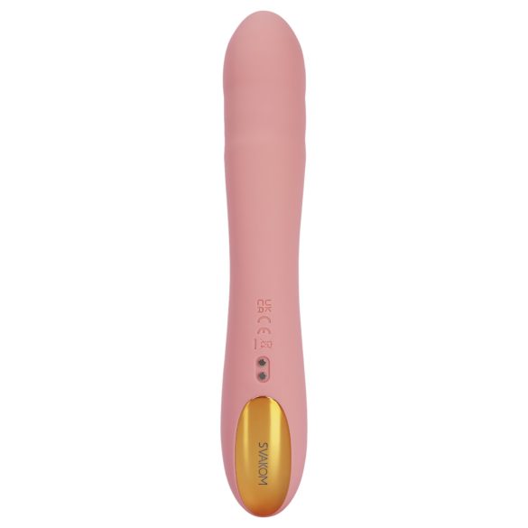 Svakom Ava Neo - thrusting vibrator - appstyrd - silikon rosa