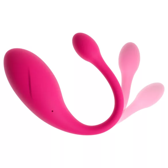 Beau Coeur Koral - vibrerande ägg med fjärrkontroll - rosa