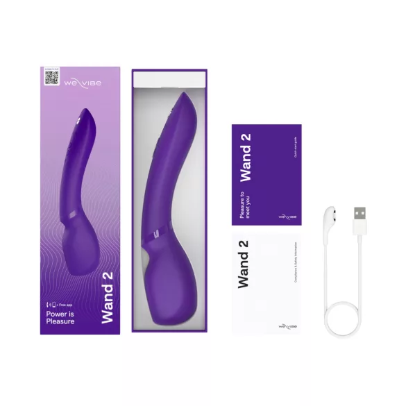 We-Vibe - Wand vibrator - uppladdningsbar smart massager - lila