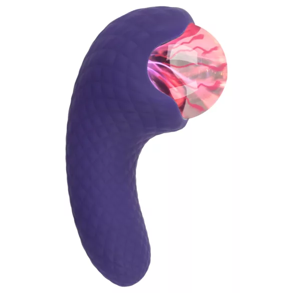 Beau Coeur Zanto - vibrator med plasteffekt - blå