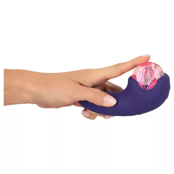 Beau Coeur Zanto - vibrator med plasteffekt - blå