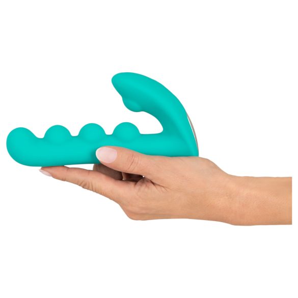 Beau Coeur Sylora - pärlstav 2-i-1 vibrator (grön)