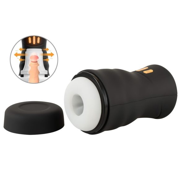 You2Toys Gyro - roterande, vibrerande masturbator (svart)