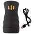 You2Toys Gyro - roterande, vibrerande masturbator (svart)