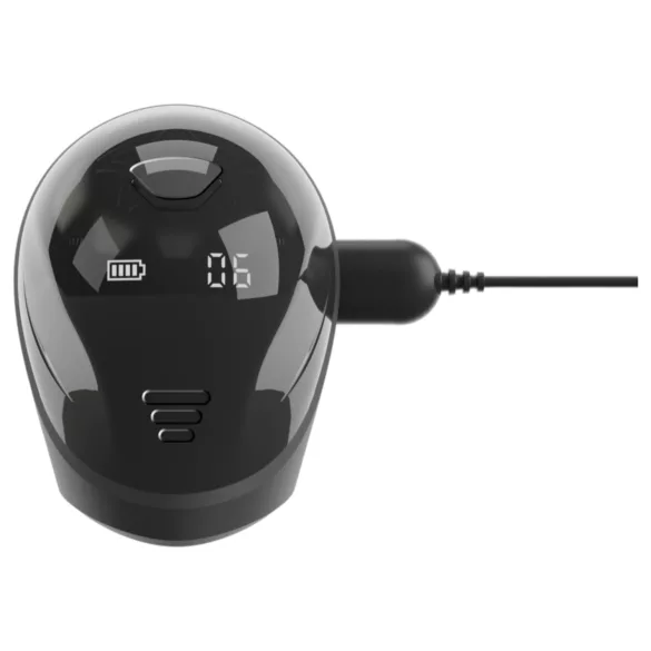 Rebel - vattentät ollonvibrator - svart