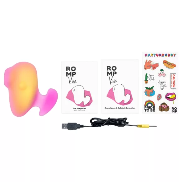 ROMP Kiss - klitorisstimulator med luftvågor (rosa)