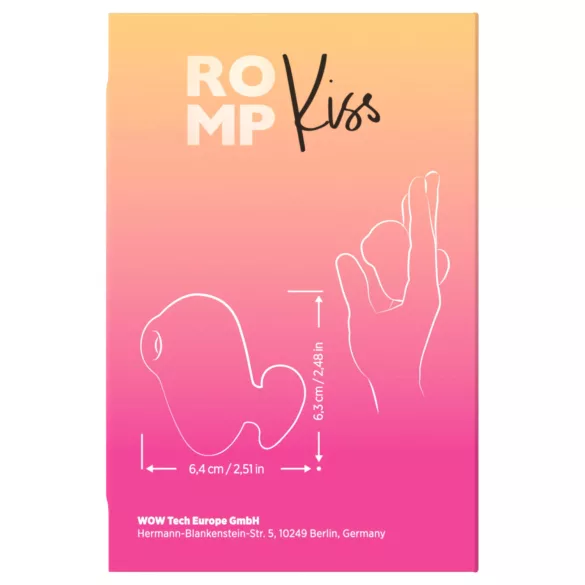 ROMP Kiss - klitorisstimulator med luftvågor (rosa)
